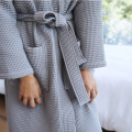 Waffle de algodão Kimono Bathrobe Hotel Waffle Robe