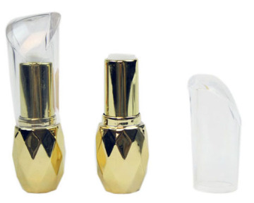 Transparent lid Empty plastic lipstick containers for cosmetic packaging