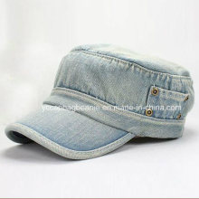 Good Ventilation Denim Military Cap