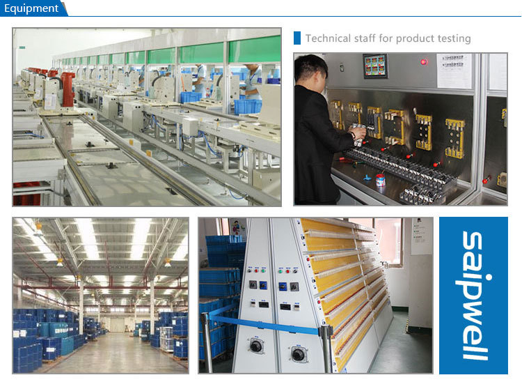 SAIP/SAIPWELL Hot Sales DC RoHS certificated Breaker Mccb