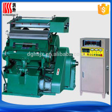 green color paperboard creasing die cutter machine
