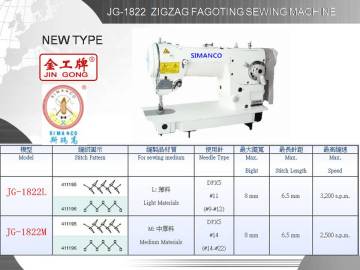 Faggoting Zigzag Industrial Sewing Machine