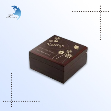 Luxury Handmade Custom Logo wooden jewelery box