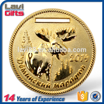 Custom design die casting gold medal