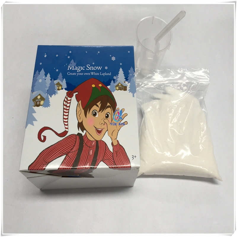 White Artificial Magic Snow for Christmas Decorating