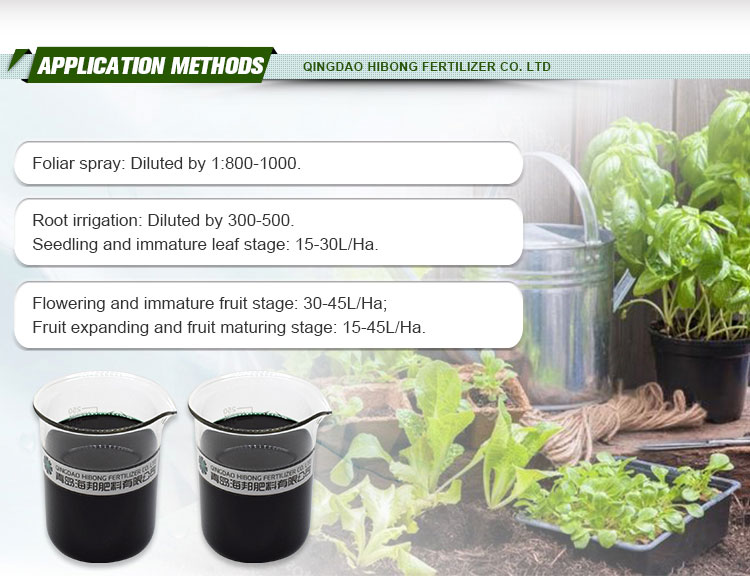 Agriculture Use Organic Liquid Seaweed Silicon Fertilizer