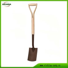 Garden Tools Carbon Steel Border Spade Digging Shovel