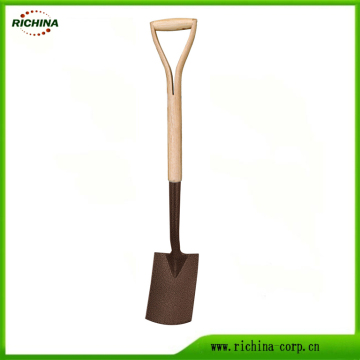 Garden Tools Carbon Steel Border Spade Digging Shovel