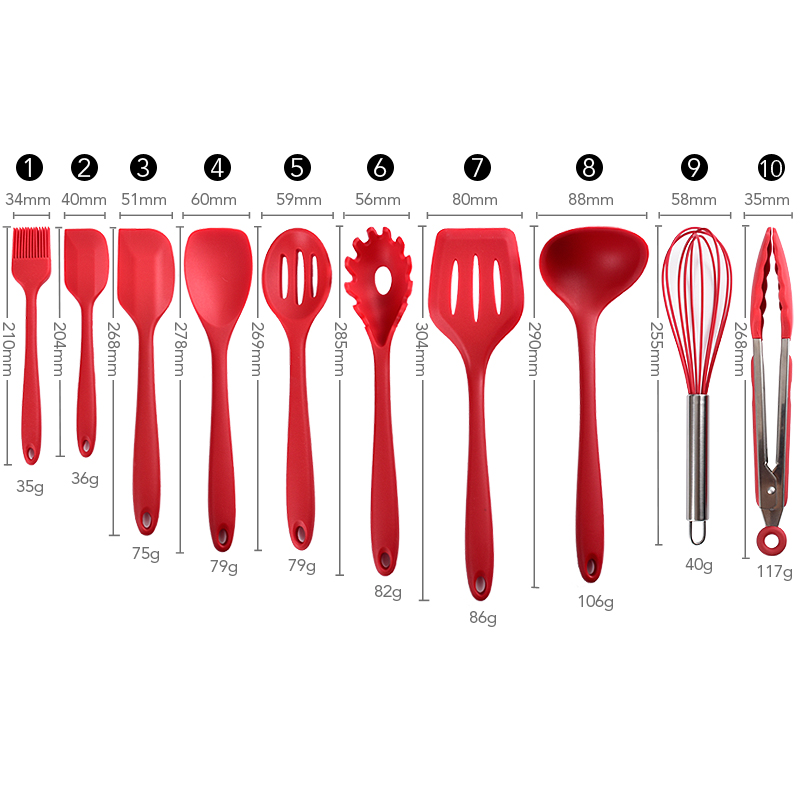 Silicone Kitchen Utensils Sets