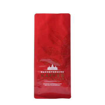 Lufttæt bionedbrydelige kaffepakningsposer med let pour-tud og ziplock-lukning