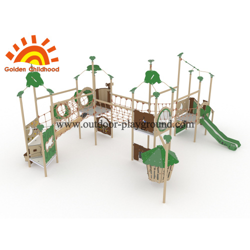 HPL Children Multiply Net Bridge With Swing Playhouse