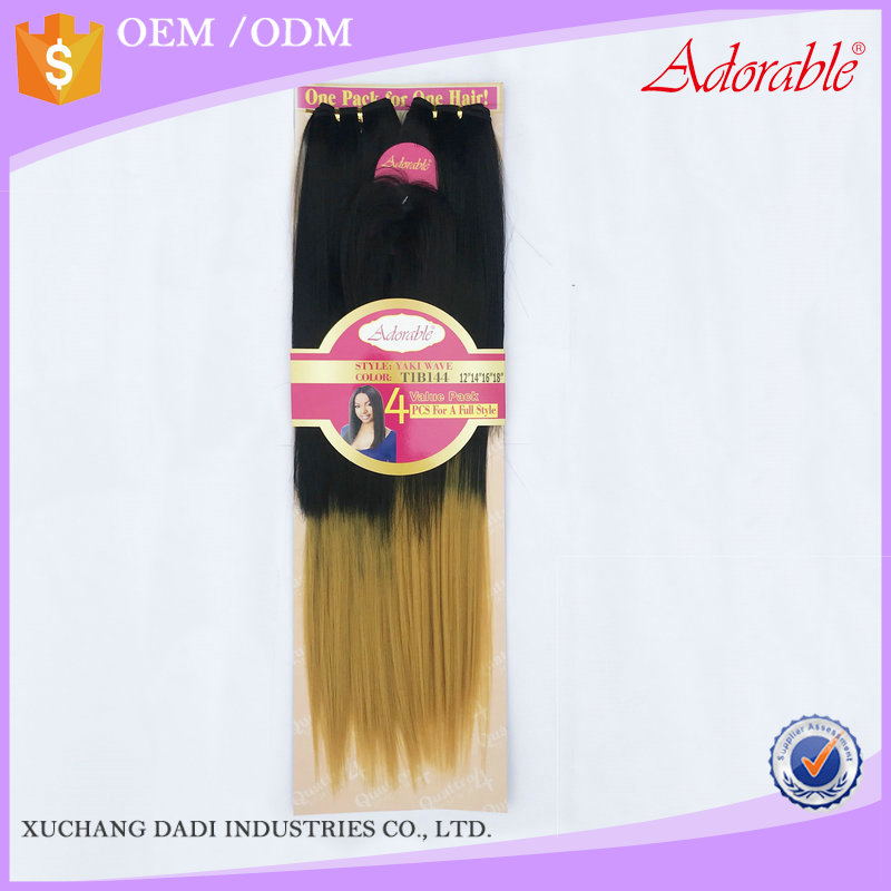 Adorable hair factory drop shipping 5 hair pieces in one pack,cuticle aligned synthetic hair weaves 200g/set