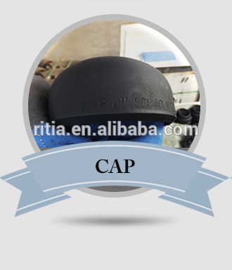 ASME B16.9 seamless weld steel cap