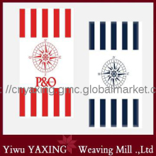 Reactive print cotton velour beach towel