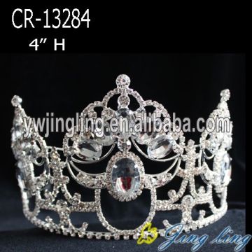 Corona de encargo del desfile del diamante artificial del diseño para la venta