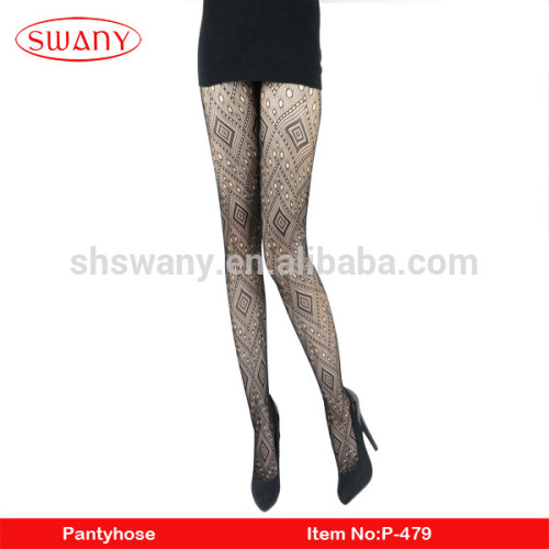 nylon sexty jacquard tube pantyhose /fishnet tights