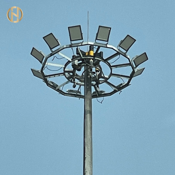 35M 40M Galvanized Tubular Lighting Tower