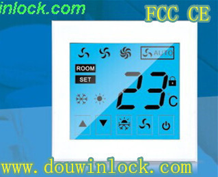 temperature wall touch screen switch for hotel and home