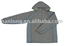 Men's stock jacket with hood