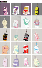 Customized label for men women garment label printing