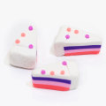 Beliebte bunte süße Kuchen süße Dessert geformte Polymer Clay für DIY Craft Ornamente Nail Arts Dekor Charms