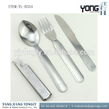 Traveling Portable Stainless Steel Knife Spoon Fork Tableware Set spoon set