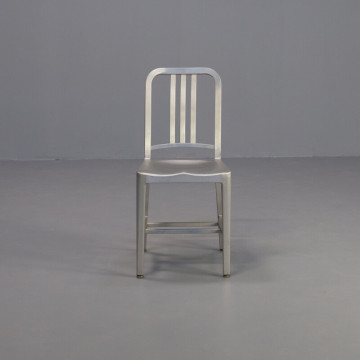 Wholesale Discount Aluminum Dining Chairs in Navy - Popular Hot Sale