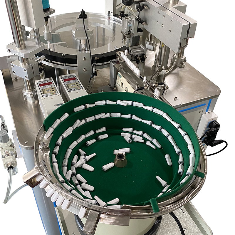 Máquina de llenado y limitación de carritos automáticos automatic cart filling and capping machine