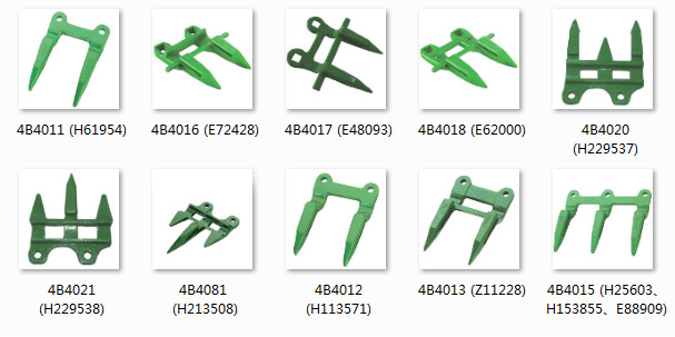 piezas de repuesto de protección de cuchillo de alta desgaste (H61954) para el sistema de corte de cabeza de granja de granja