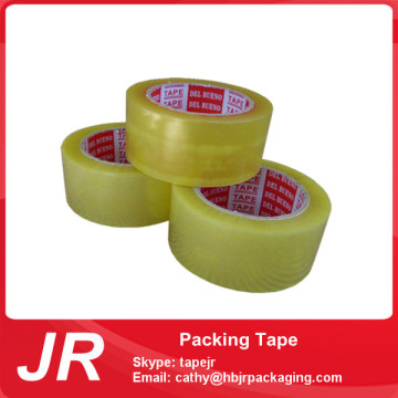 China products 48mmx 45mic Yellow BOPP Tape for Box Packing