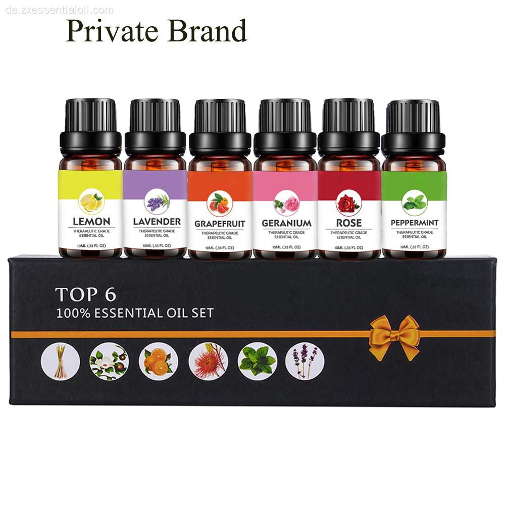 Aromatherapie Ätherische Öle 6 Set Neue Produkte 2018