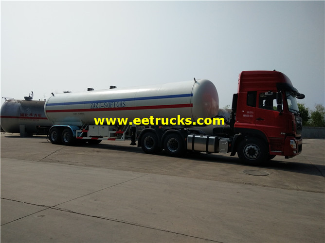 2 axles LPG Semi Trailer Tankers