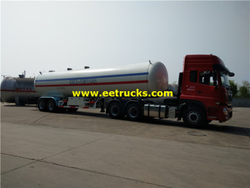 45cbm 2 axles LPG Semi Trailer Tankers