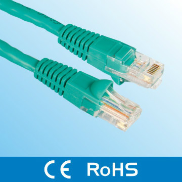 Color optional cat5e cat6 patch cord cable with CE ROHS
