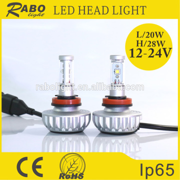 Newest 2200LM 12v h3 led bulbs hot sale h3 led bulb 6v 55w factory supply 24v h3 led