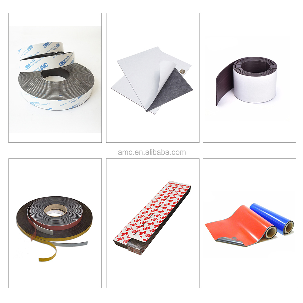 Customized Flexible Rubber Standard Self Adhesive Magnet roll