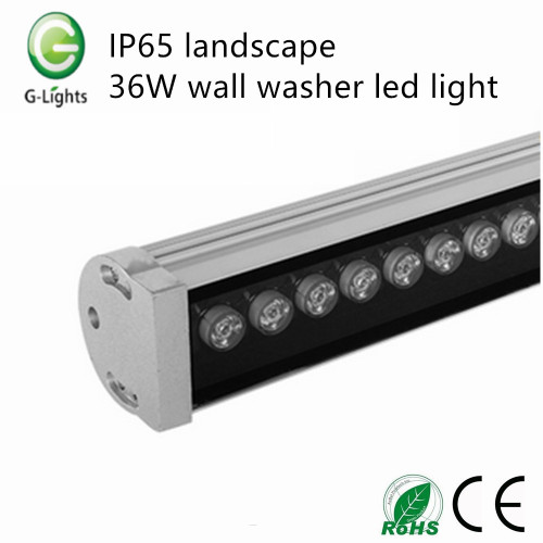 IP65 cảnh quan 36W tường máy giặt dẫn ánh sáng