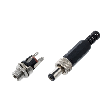 5.5x2.1 DC Power Plug Connector Panel Mount Adapter