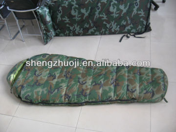 army camouflage sleeping bag