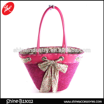 women beach straw bag