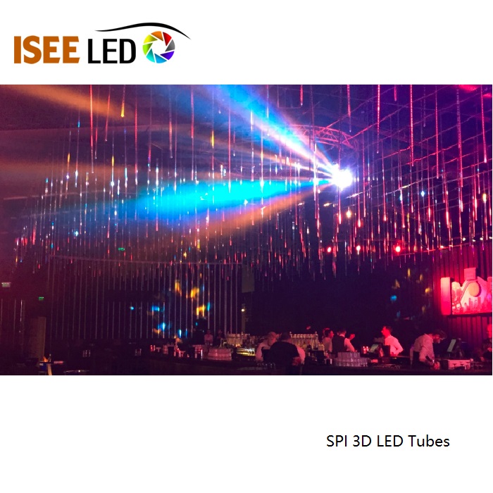 Slim 3D LED RED RGB Pixel Pixel хоолой