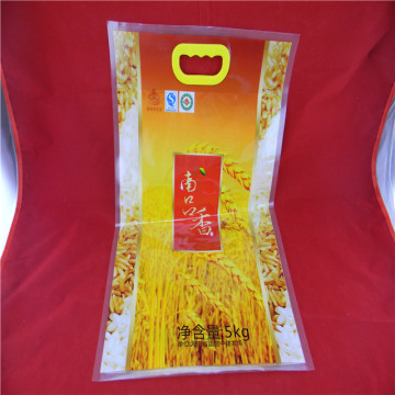 customized plastic stand-up packaging  bag for rice