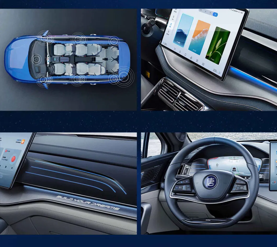 Wholesale Byd Tang EV 635km Flagship Edition EV Car China Long Battery Life Electric Vehicle