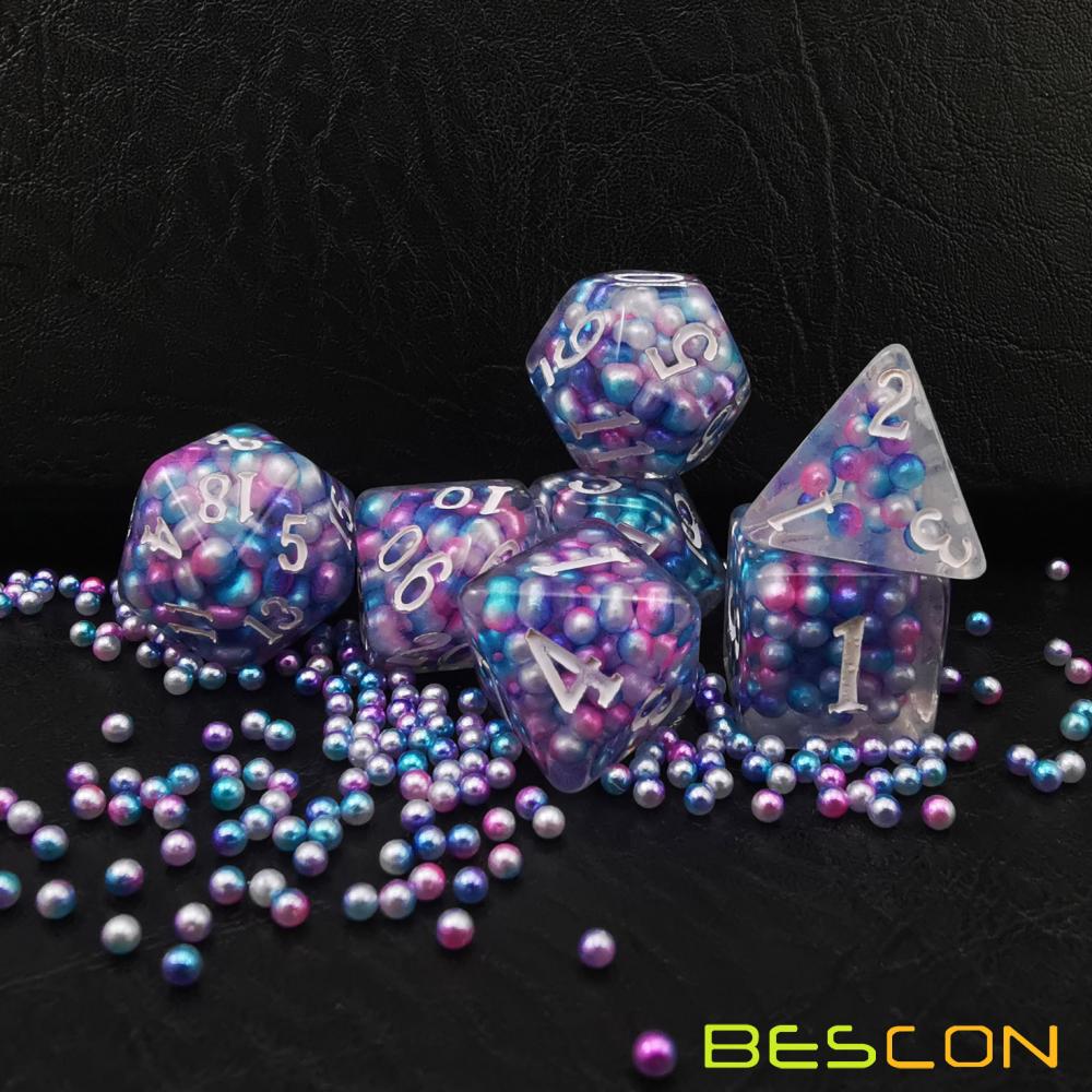 Peacock Pearl Dice For Roleplaying Dice Games 2