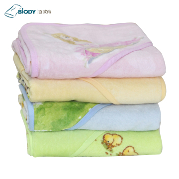 Gauze Fabric Terry Kid Blanket For Newborn