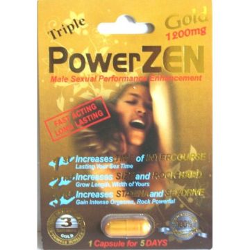 Natural Triple Powerzen Gold Male Enhancement Herbal Sex Pills