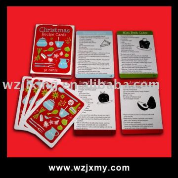 playing card /christmas poker /poker card/cartoon playing card