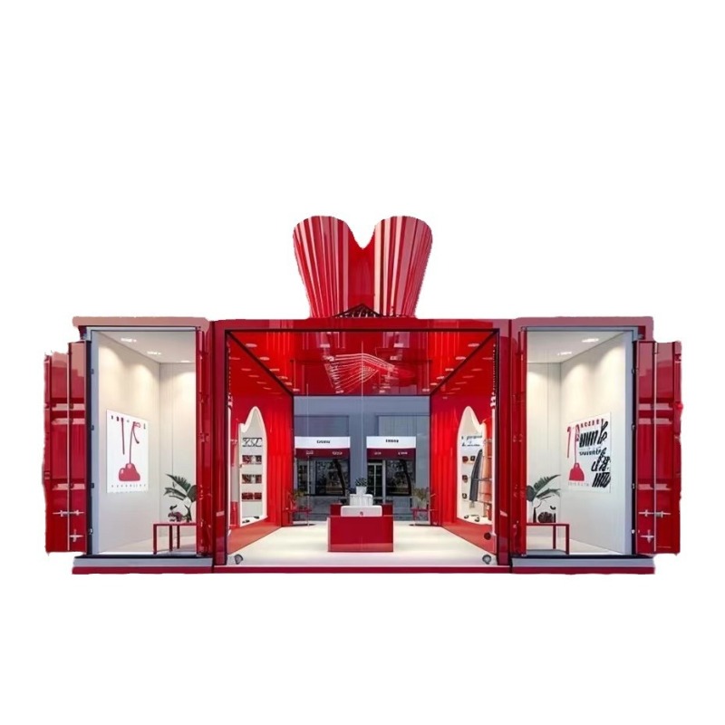 Folding House: Modular Container Store for Trendy Street Vendors