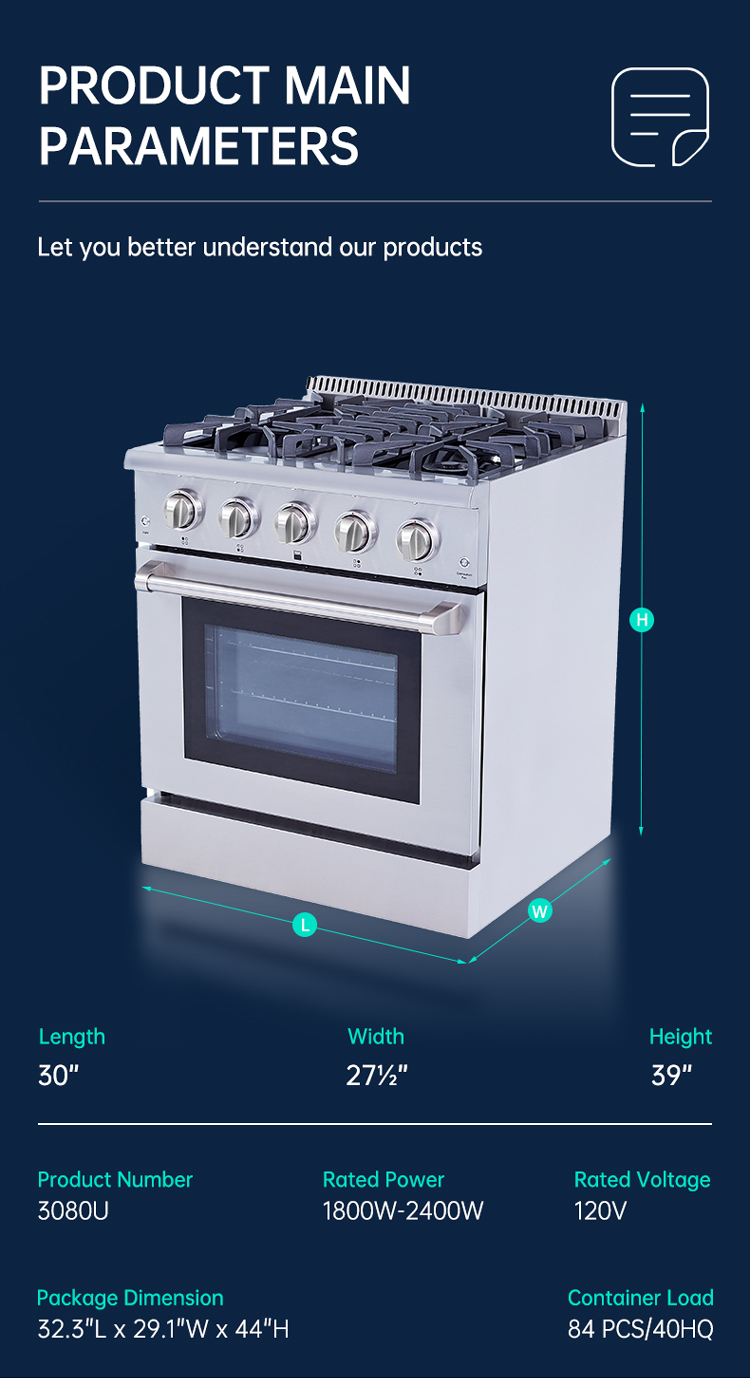 Hyxion Kitchen Equipment The maximum 22000BTU oven lamp range extender commercial microwave oven for home use