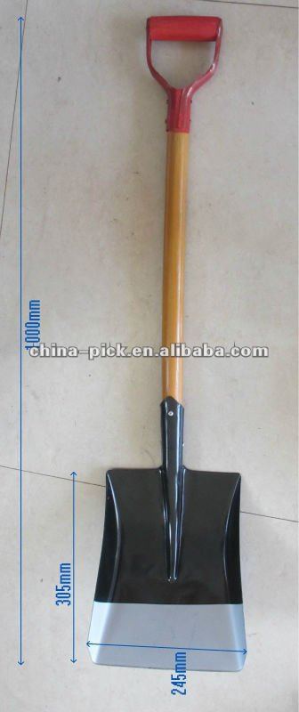 camping shovel with D grip handle